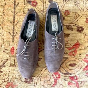 Suede vintage Joan and David oxfords.